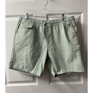 Bottoms Lab Mens Xtra Large Green  Shorts Outdoors Zippered Pockets Coin Pocket